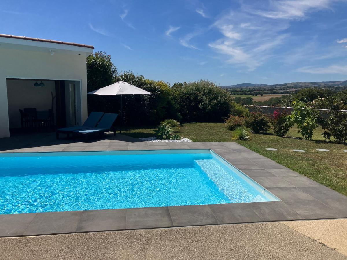 Saint-Andeol-le-Chateau Gite Bambou Avec Piscine מראה חיצוני תמונה